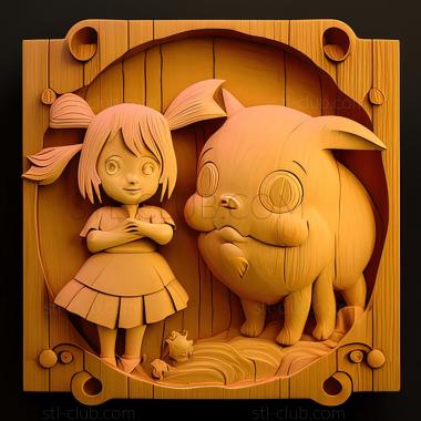 3D model Clefairy Tales Pippi VS Purin (STL)